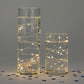 Schwebendes Konfetti mit LED - Vasen-Dekoration