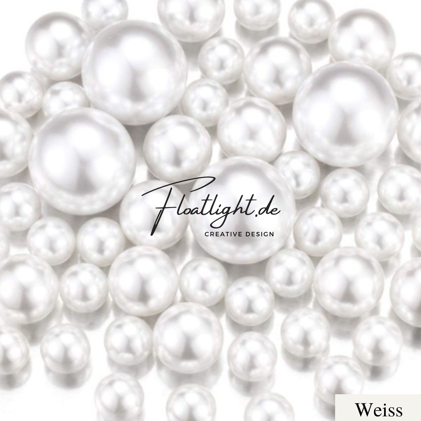 Schwebende Perlen - Floatpearls - verschiedene Farben - ohne Löcher - Vasendekoration